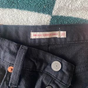 Levi’s ribcage ankle straight jeans
